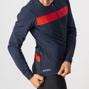 Castelli Raddoppia 3 Jacket Savile Blue/Red Reflex