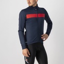 Castelli Raddoppia 3 Jacket Savile Blue/Red Reflex