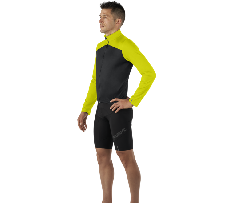 Mavic Cosmic Thermo Jersey Sulphur Yellow/Black