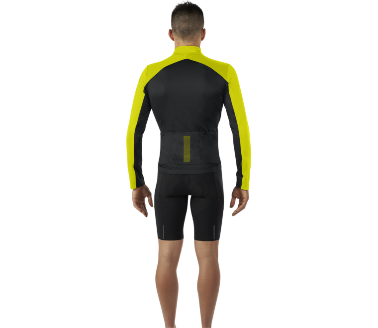 Mavic Cosmic Thermo Jersey Sulphur Yellow/Black