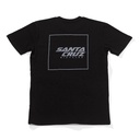 Santa Cruz Sketch  Squared Tee Black