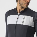 Castelli Prologo 7 LS Jersey Light Black/Silver Gray Ivory