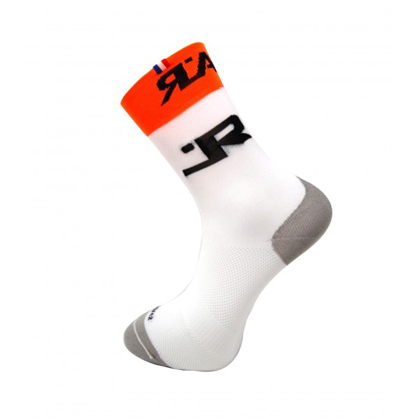 Chaussettes Rafal Attack blanc orange