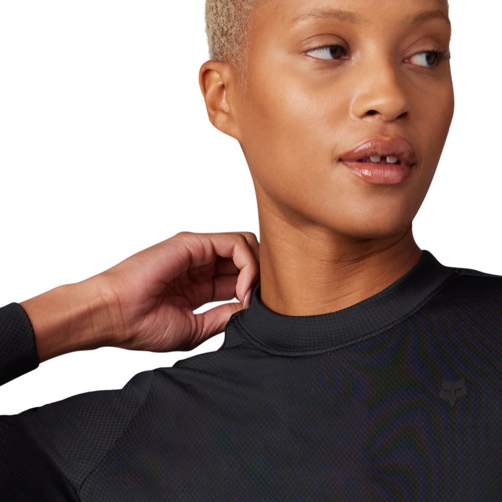 Fox Women Tecbase Fire LS Shirt Black
