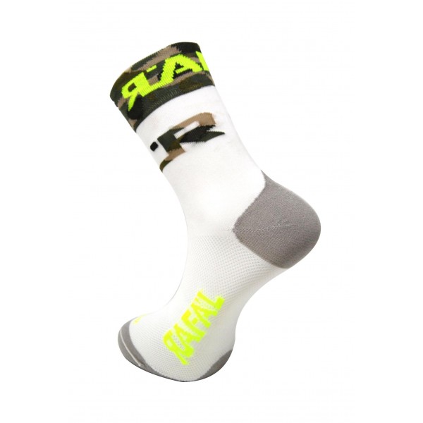 Chaussettes Rafal Attack blanc army