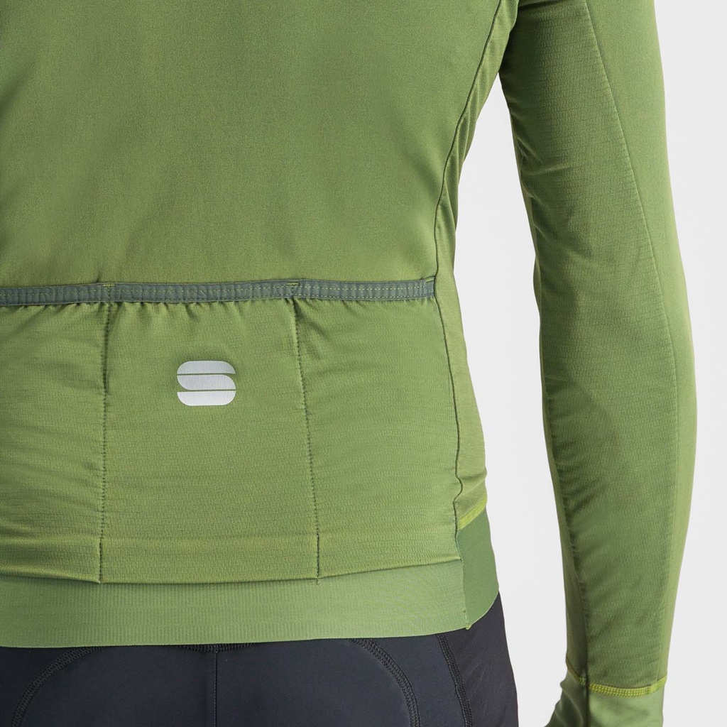 Sportful Monochrome Thermo Jersey Green Bottle