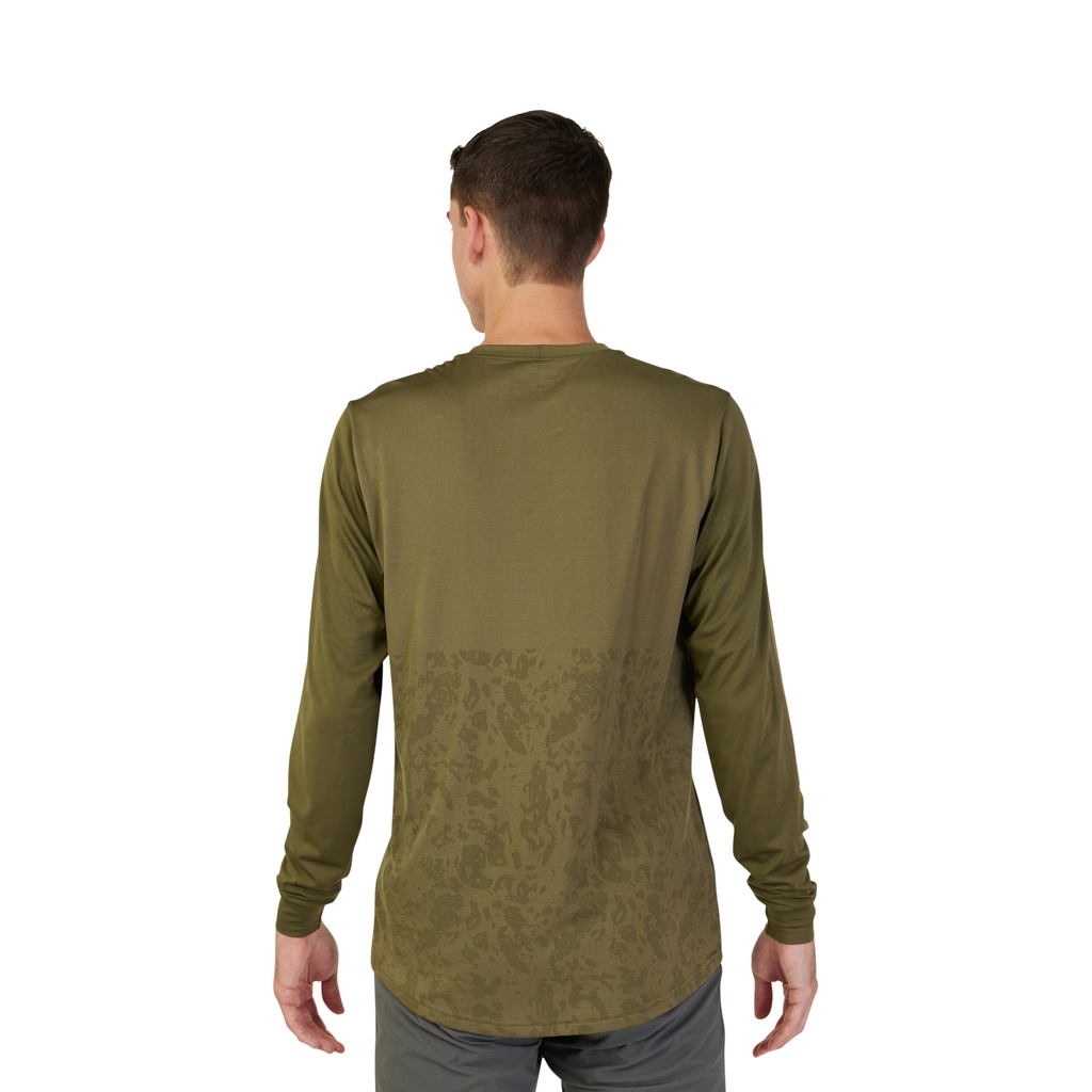 Fox Ranger Tru Dri Ls Jersey Olive Green