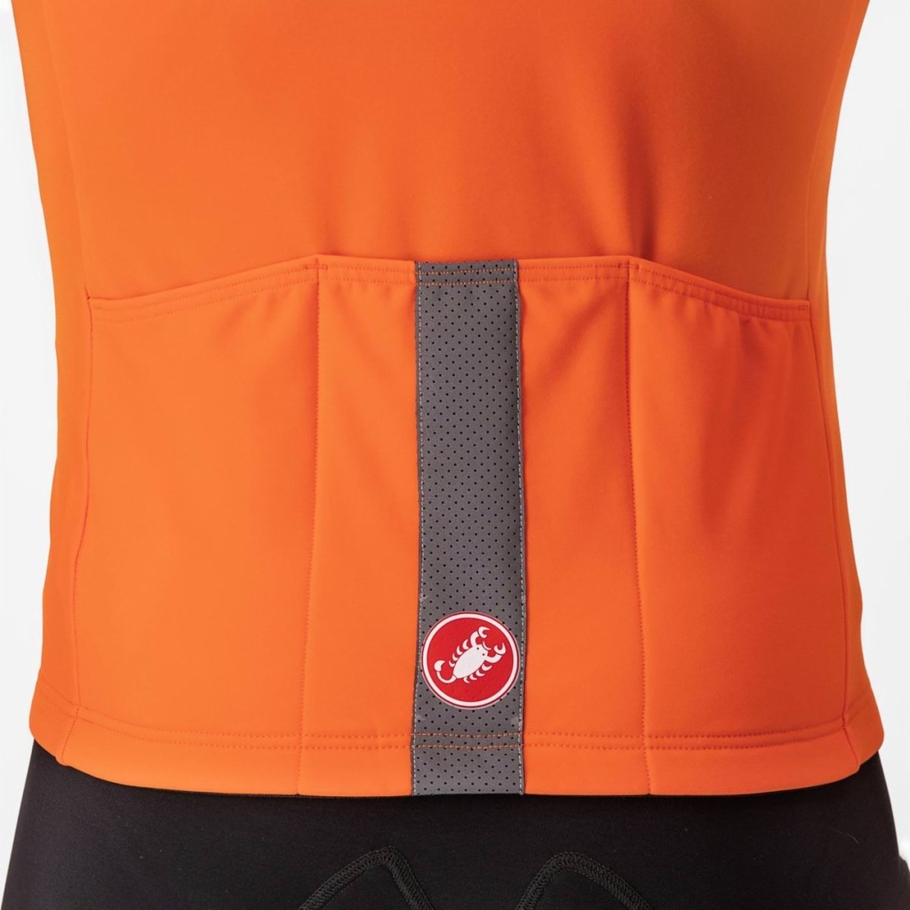 Castelli Tutto Nano ROS Jersey Red Orange