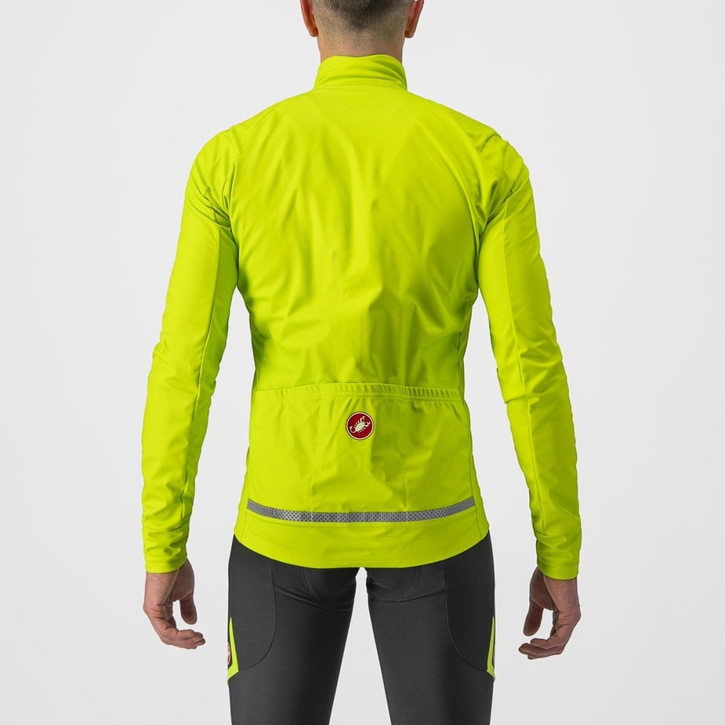 Castelli Go Jacket Electric Lime/black