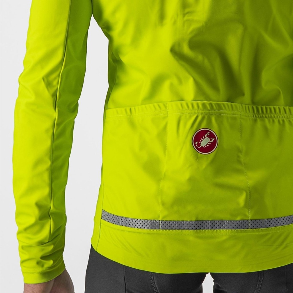 Castelli Go Jacket Electric Lime/black