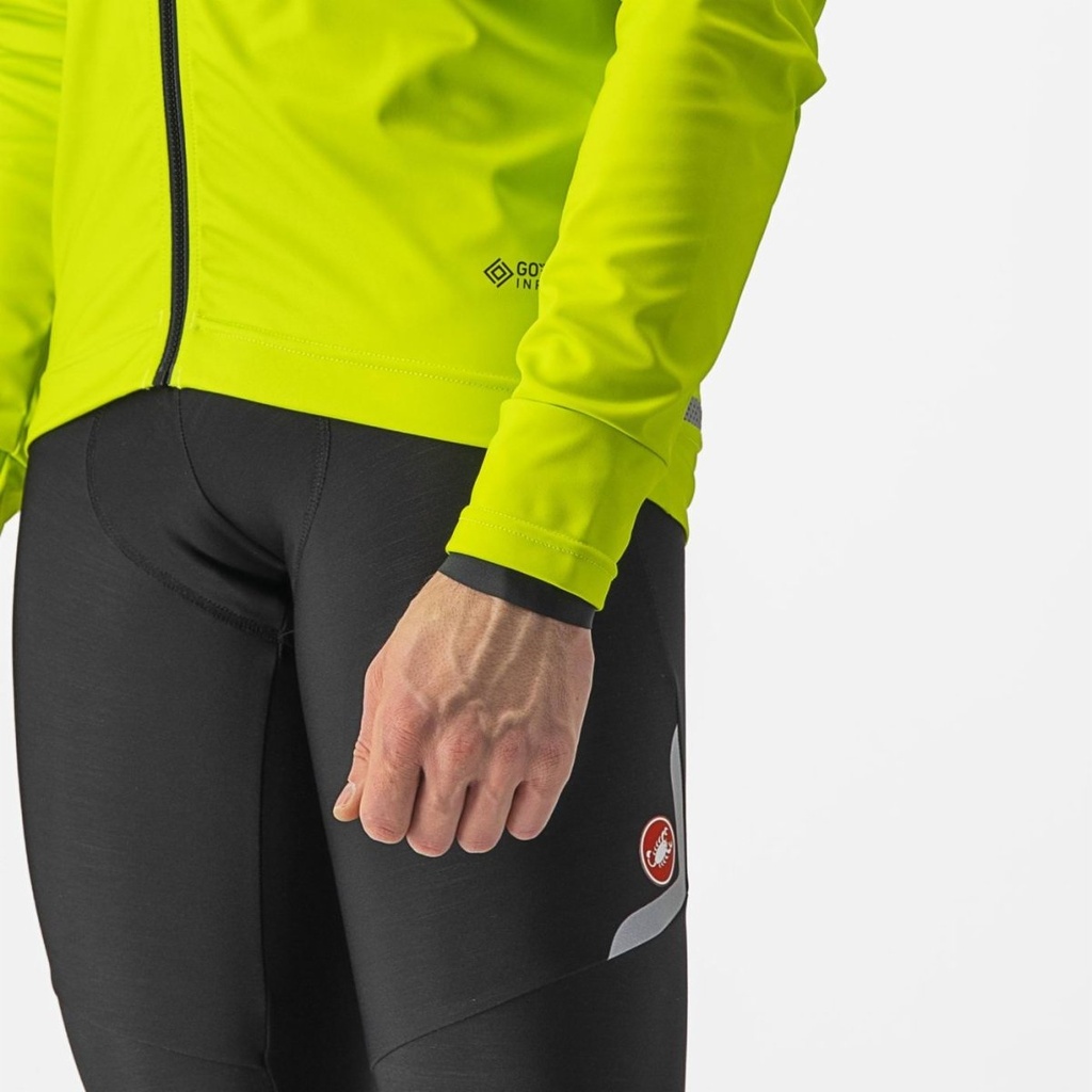 Castelli Go Jacket Electric Lime/black