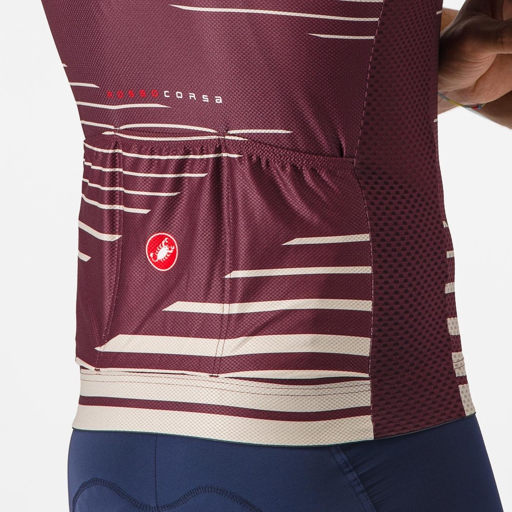 Castelli Climber's 4.0 Jersey Deep Bordeaux/Silver Moon