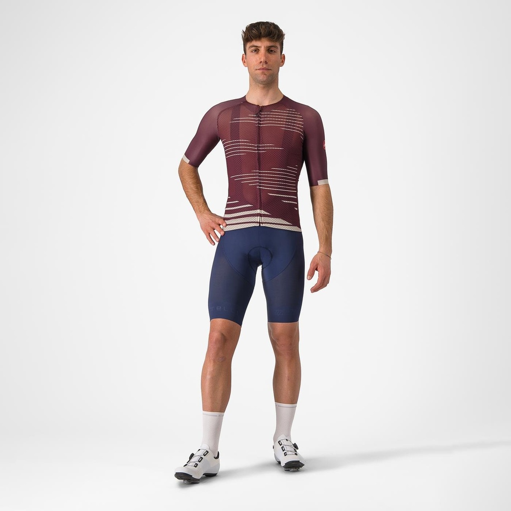 Castelli Climber's 4.0 Jersey Deep Bordeaux/Silver Moon