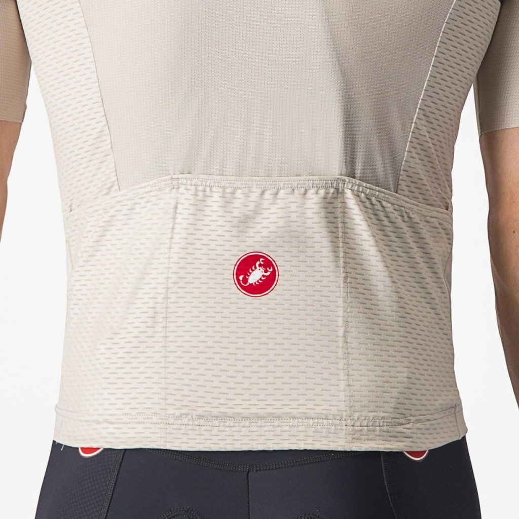 Castelli Tradizione Jersey Silver Moon/Clay-Twilight Blue