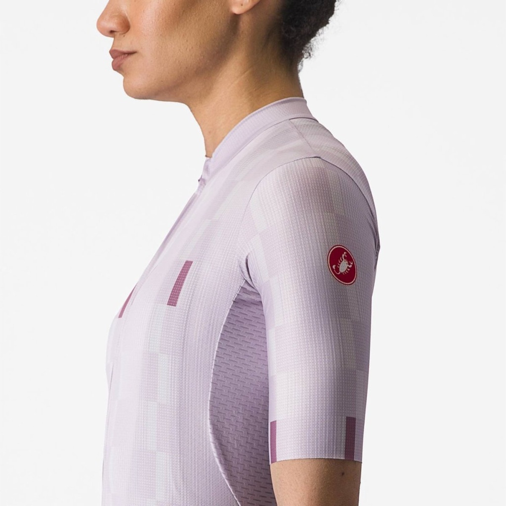 Castelli Dimensione Jersey Women Purple Mist/Deep Purple