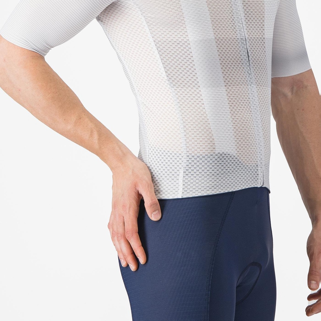 Castelli Climber A/C Jersey Silver Gray/Red