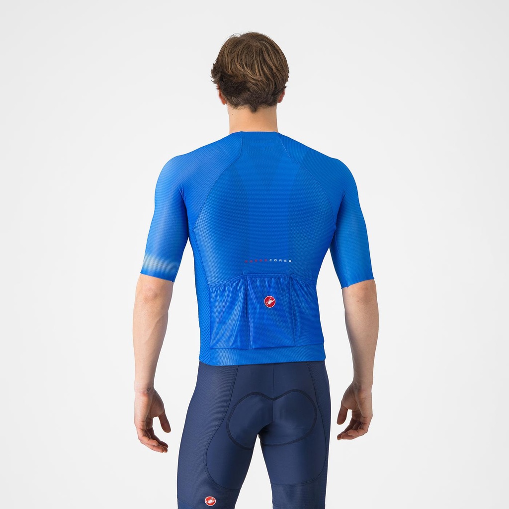 Castelli Climber A/C Jersey Azure Italia/Belgian Blue