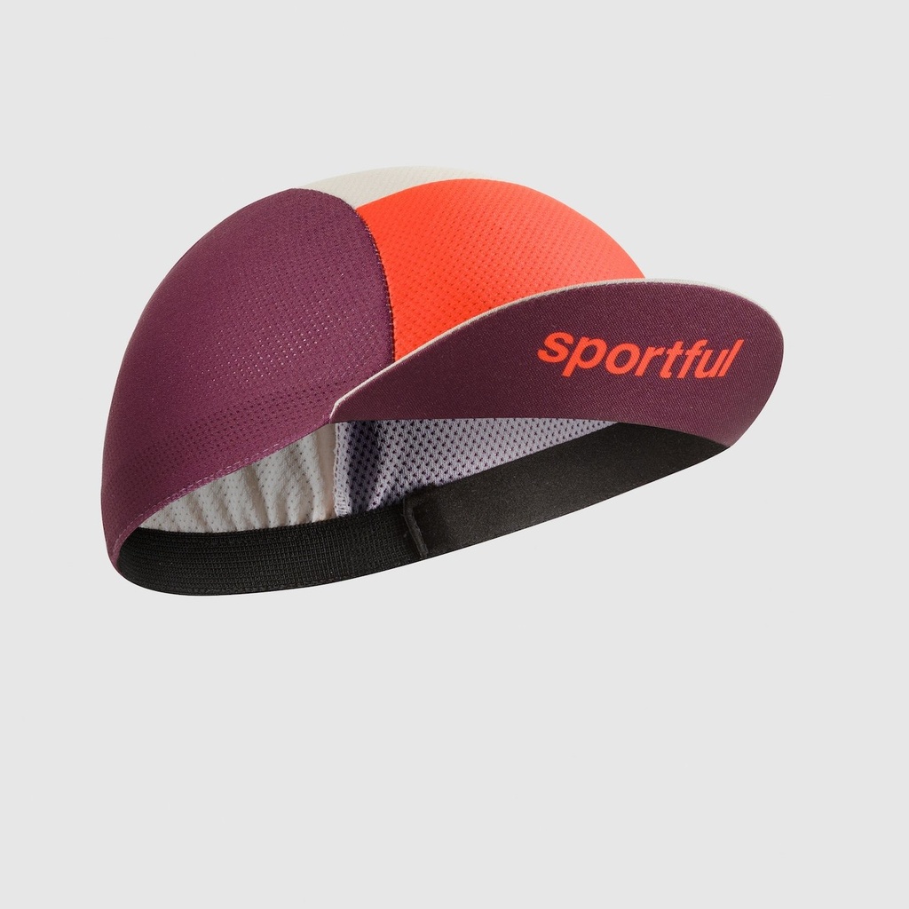 Sportful Cycling Cap Bordeau Cream Pompelmo