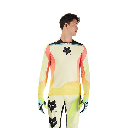 Fox Flexair Long Sleeve Jersey Elevated Lemonade