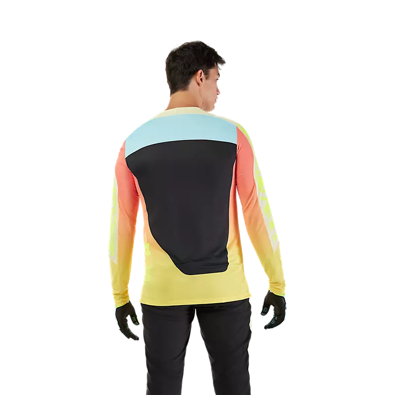 Fox Flexair Long Sleeve Jersey Elevated Lemonade