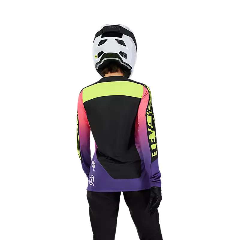 Fox Women Flexair Long Sleeves Jersey Elevated Black