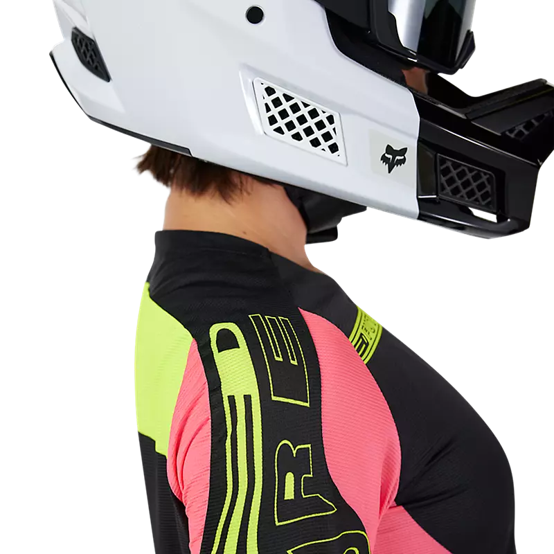 Fox Women Flexair Long Sleeves Jersey Elevated Black