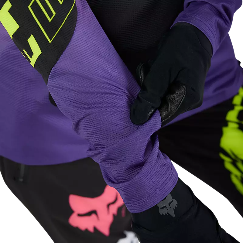 Fox Women Flexair Long Sleeves Jersey Elevated Black