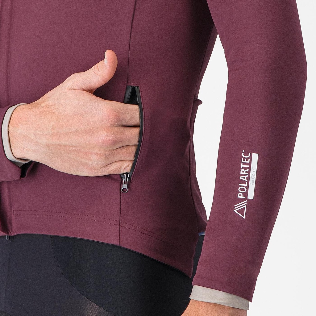 Castelli Alpha 150 Jacket Deep Bordeaux/Clay