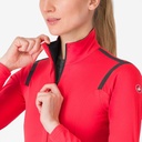 Castelli Perfetto RoS 3 Women Jersey Hibiscus/Black Reflex