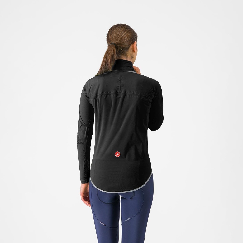 Castelli Ultra Women Rain Cape Black/Silver