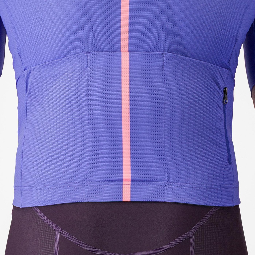 Castelli Drittone Logo Jersey Ultra Violet/Rosa Giro