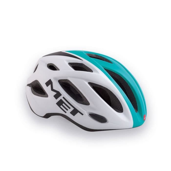 Casque Met Idolo Blanc/Bleu