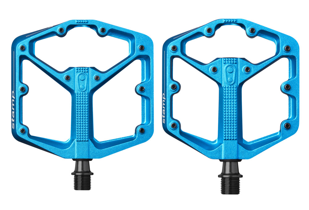 Pédales CrankBrothers Stamp 3 LG Bleue