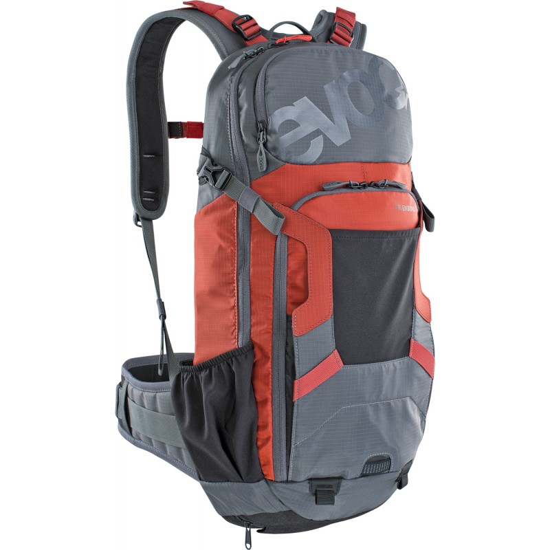 Sac Evoc FR Protector Enduro 16l gris/rouge M/L