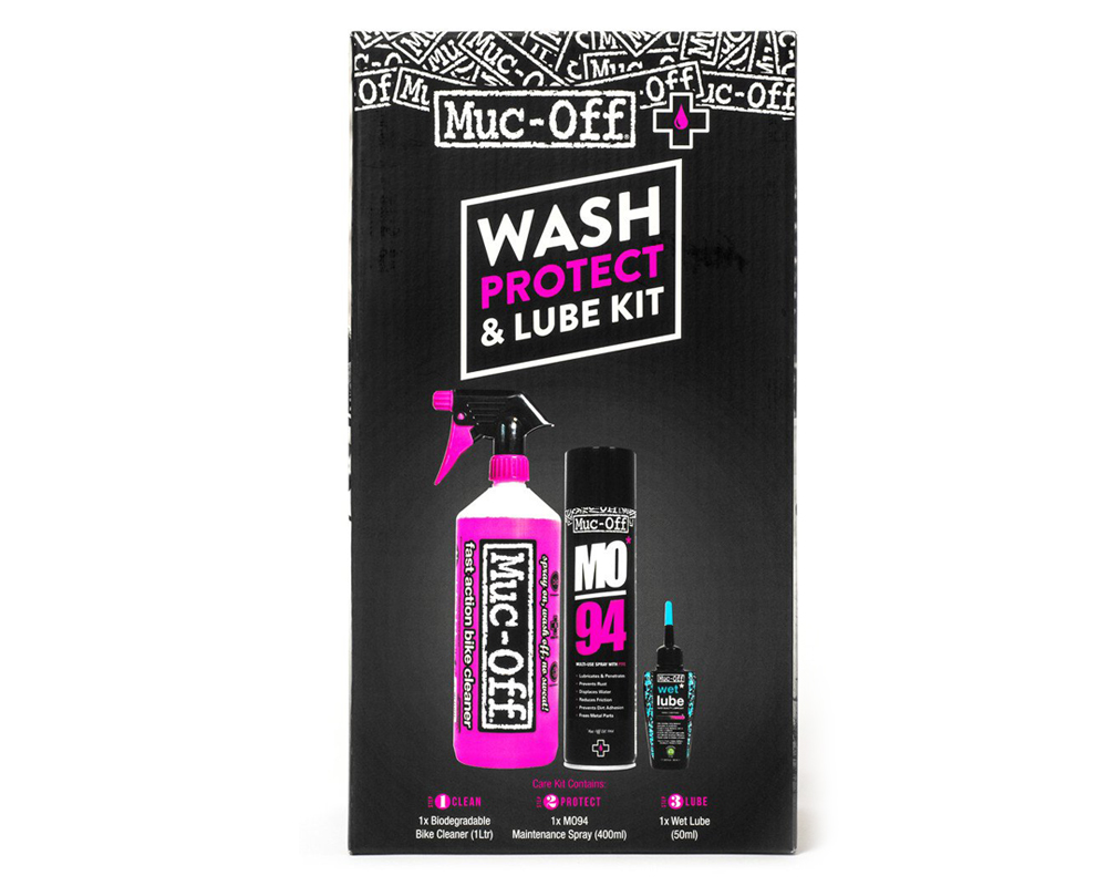 Muc-Off Wash, Protect & Lube Kit