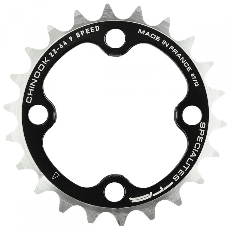 Plateau Spécialités TA Chinook 22t 64mm noir