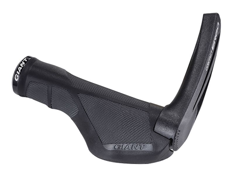 Poignées Giant Ergo Max + Lock-on Noir/Gris