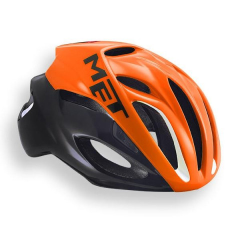 Casque Met Rivale HES Orange taille M