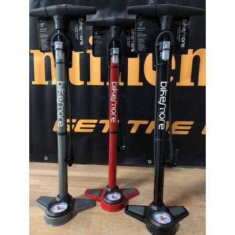 Pompe à pied Bike More Aluminium noire