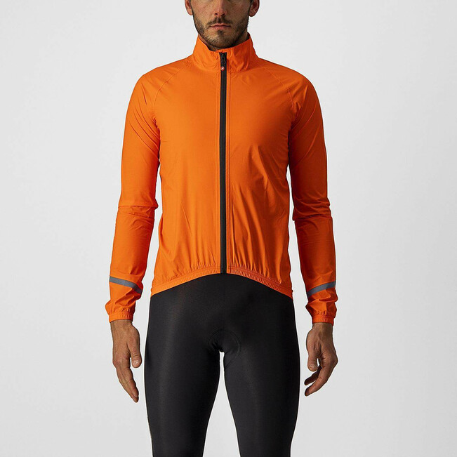 Castelli Emergency 2 Rain Jacket Brillant Orange