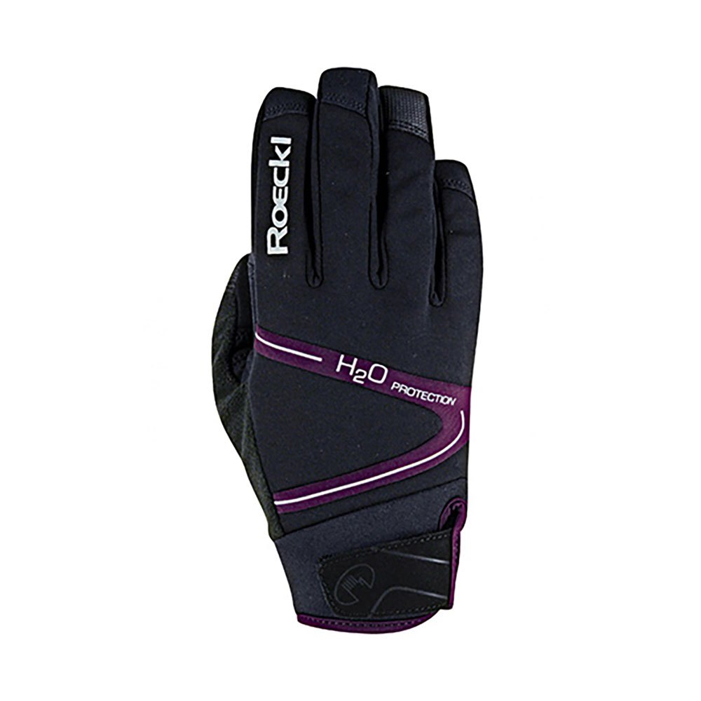 Gants Roeckl Rhone Noir/Prune