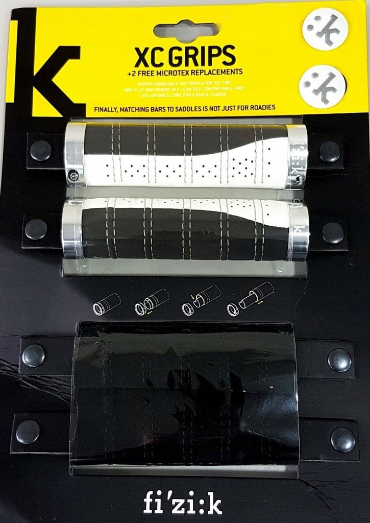 Poignées Fi'Zi:k XC Lock On + 2 MicroTex