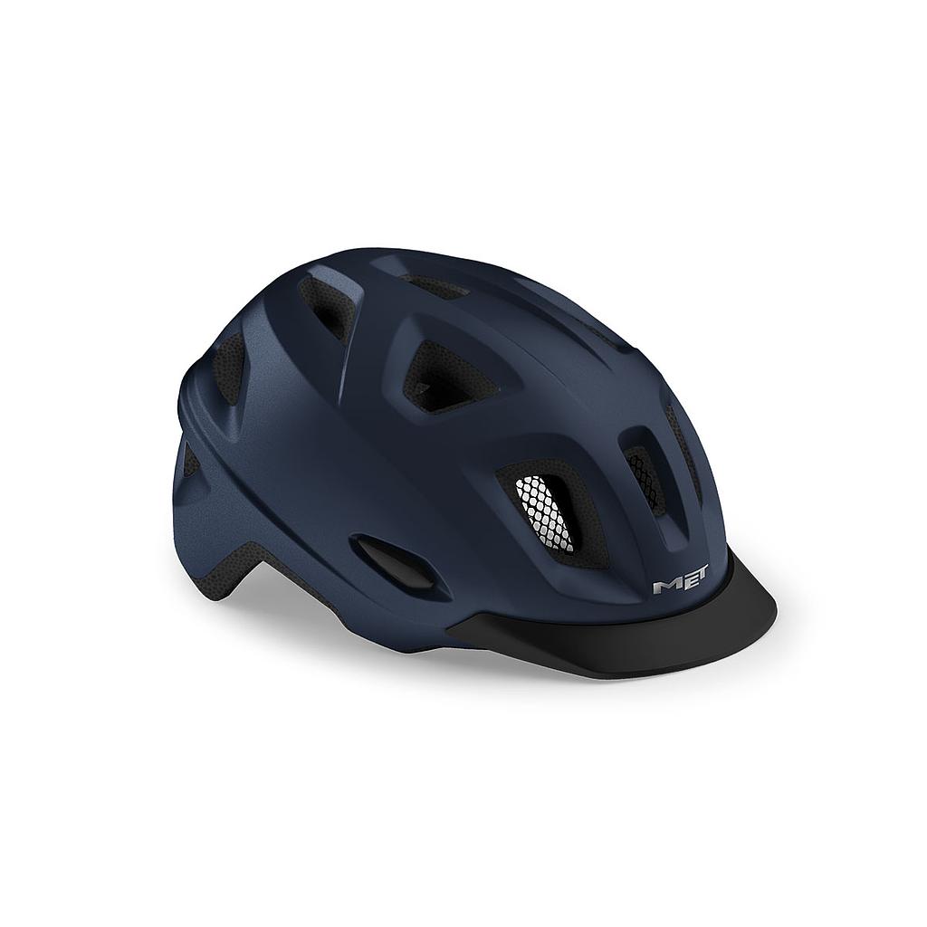 Casque Met Mobilite Bleu