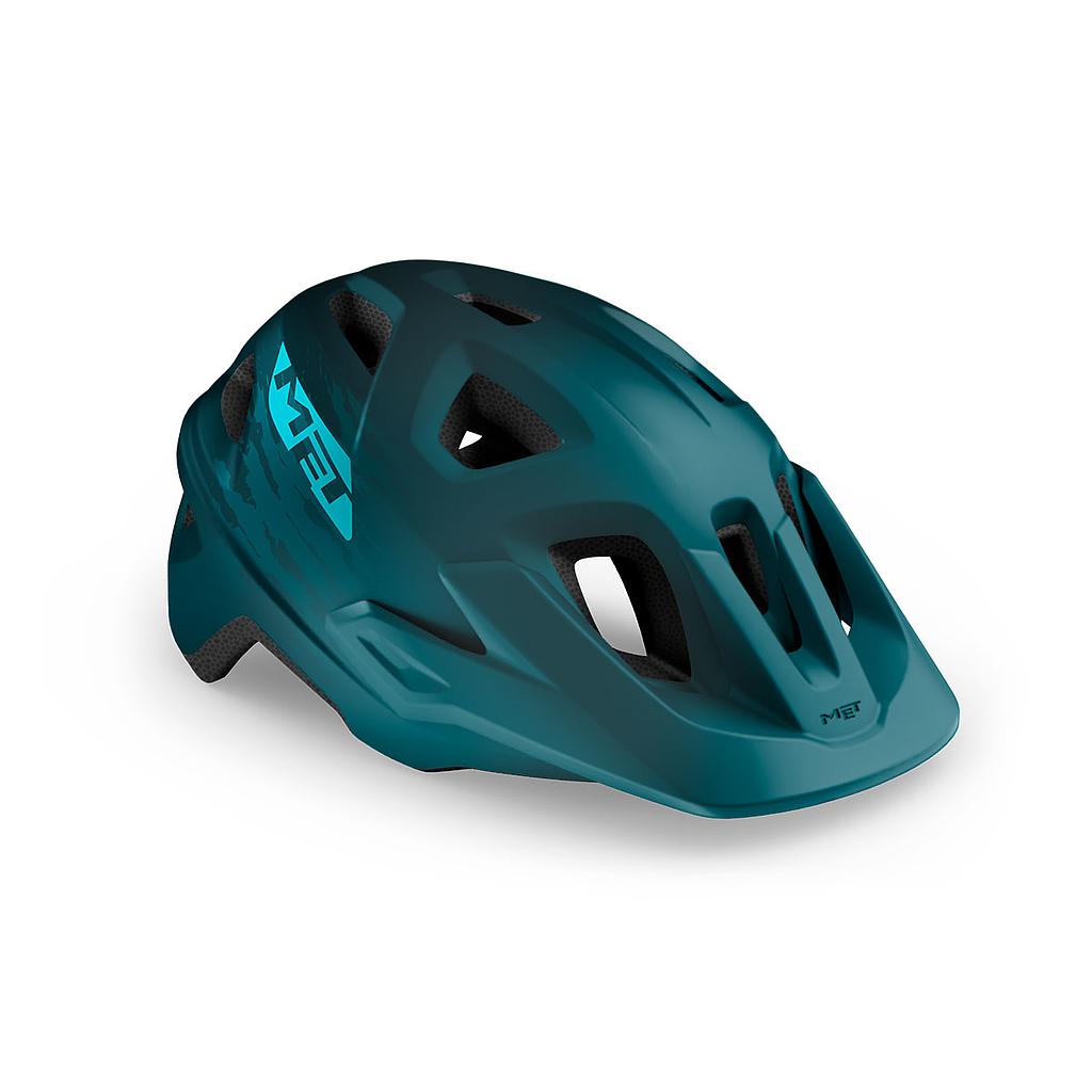 Casque Met Echo Bleu