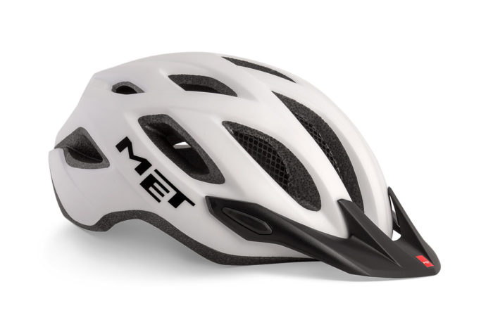 Casque Met Crossover Blanc Matt