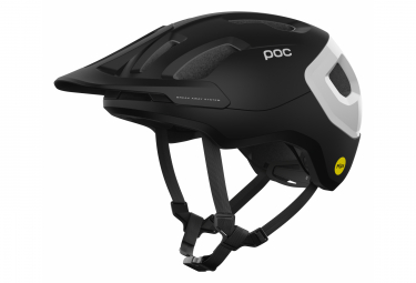 Casque Poc Axion Race MIPS Uranium Black Matt/Hydrogen White