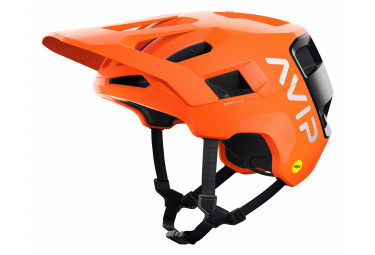 Casque Poc Kortal Race MIPS Fluorescent Orange AVIP/Uranium Black Matt