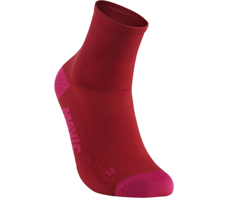 Mavic Essential Mid Sock Deep Claret