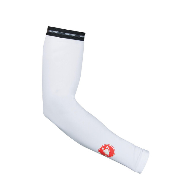 Castelli UPF 50+ Arm Sleeves White