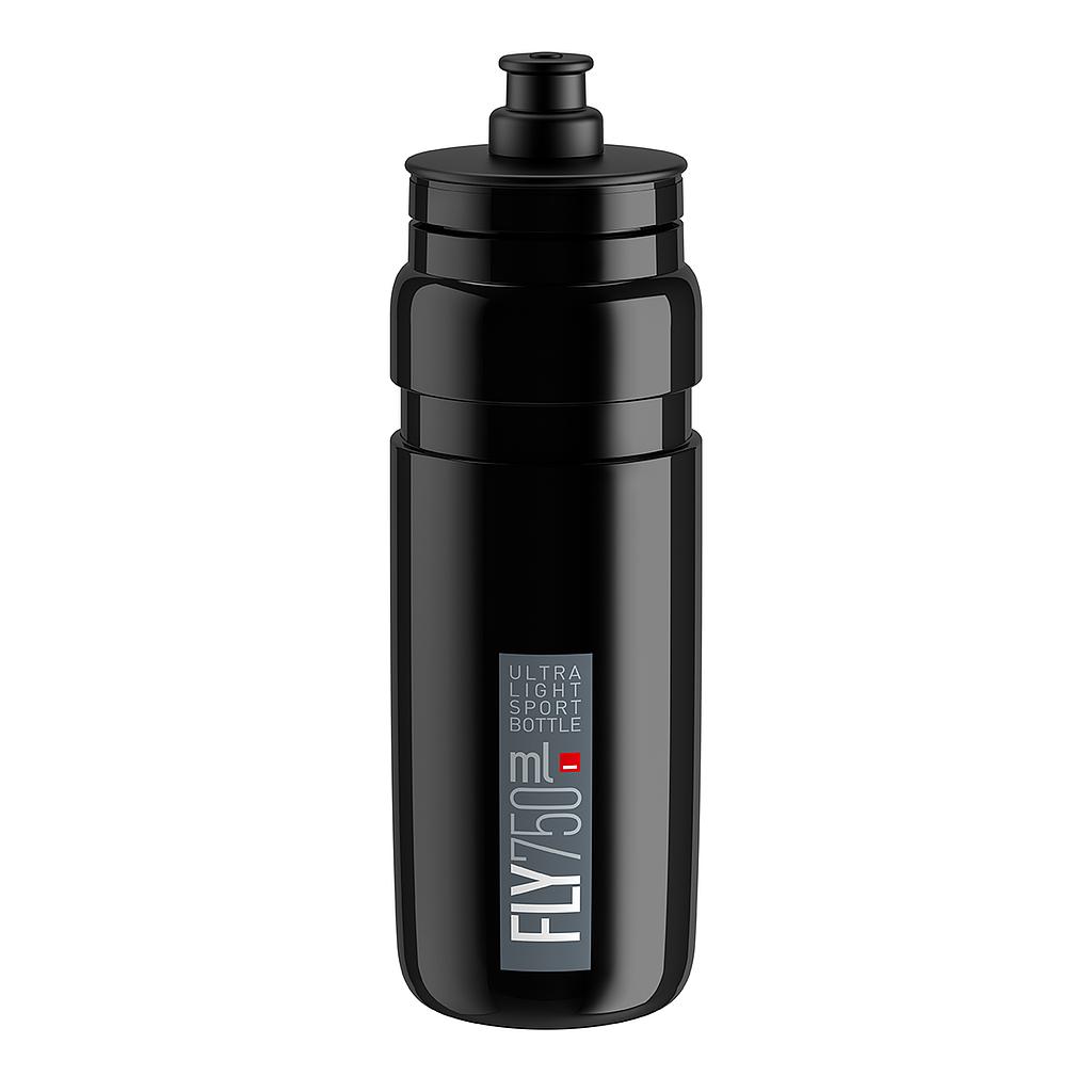 Bidon Elite Fly 750mL Noir/Gris